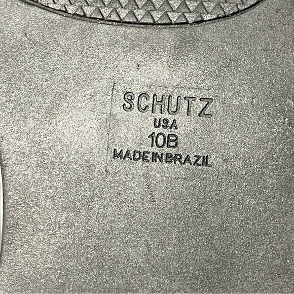 SCHUTZ McKenzie Lace Up Combat Boots Pearl White Women's Size 10B - Picture 12 of 16